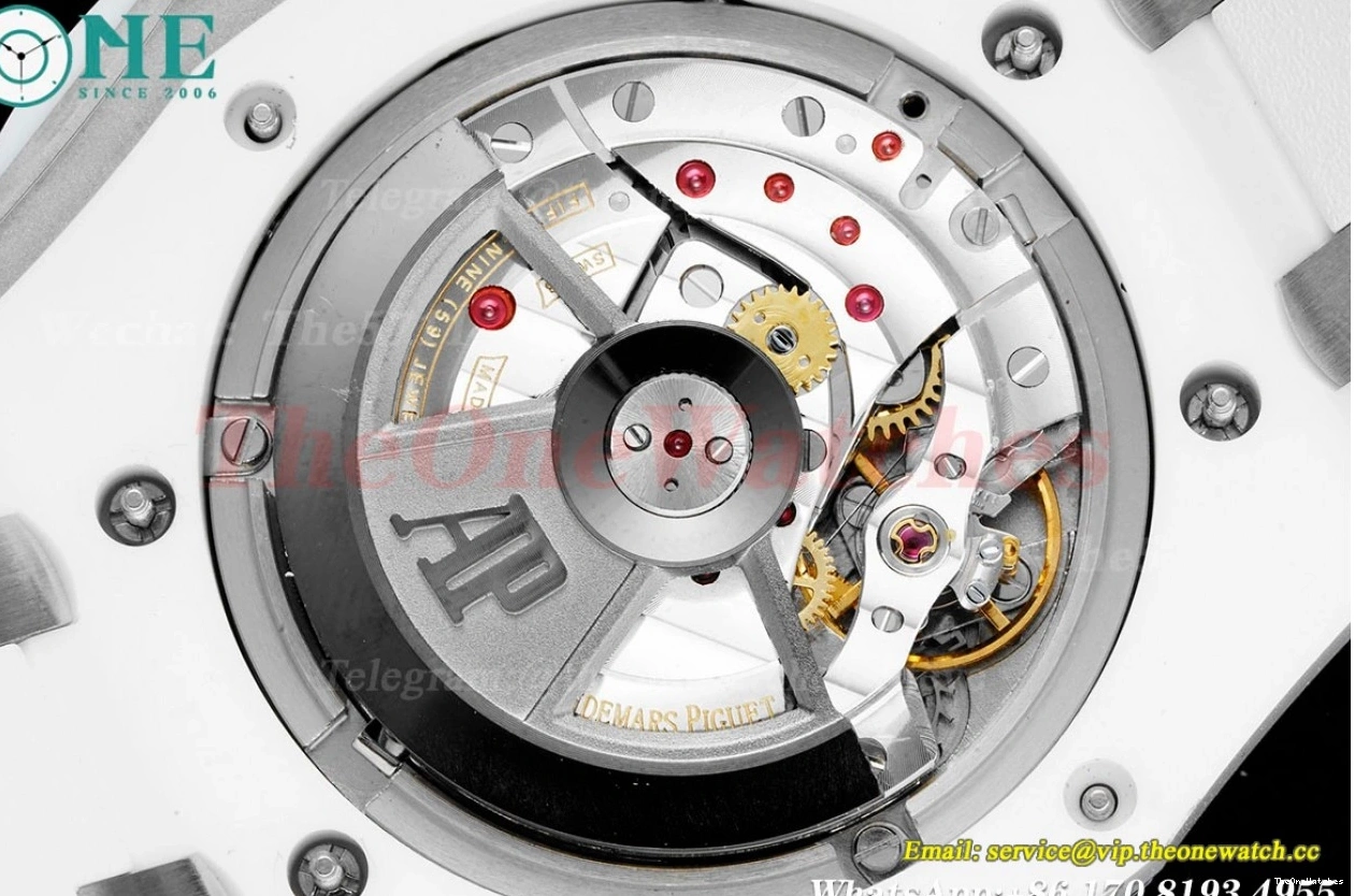 Ceramic Offshore White A3126 RU APF 44mm Oak Royal Stk 0509